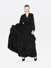 Ahi dress in black + Cloud bag in black