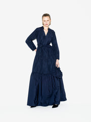 Ahi dress in navy + Cloud bag in navy