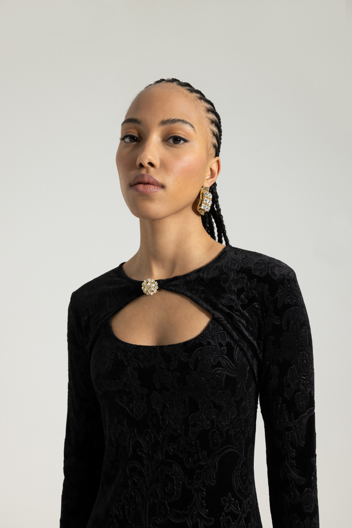 Nadya Toto Faith Tulle Emboided Jacket